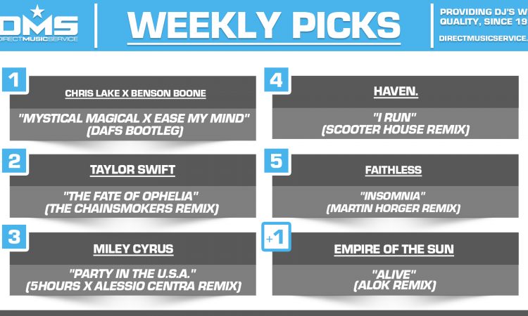 DMS TOP 5 PICKS OF THE WEEK 12-1-2025