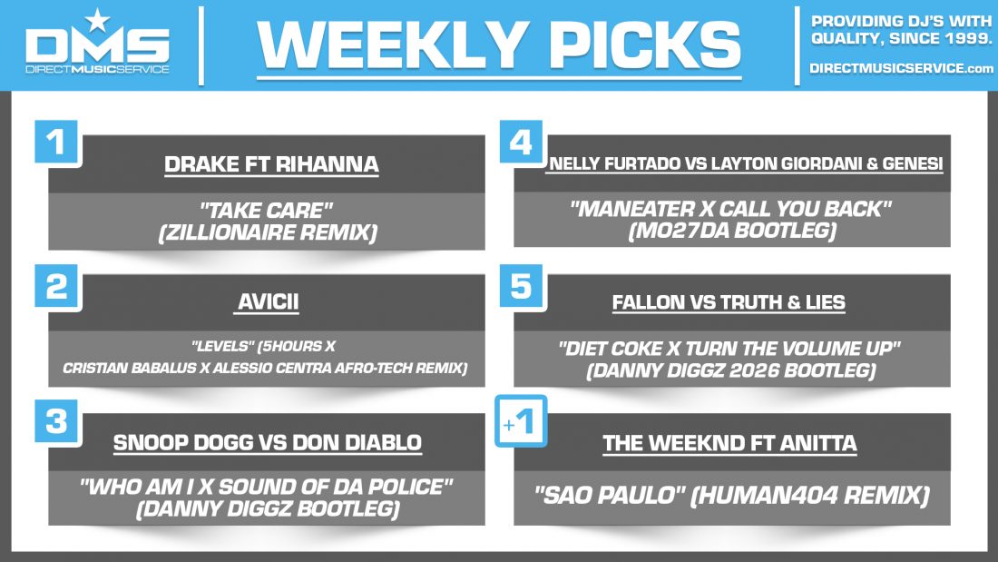 DMS Picks Of The Week | 1-6-26