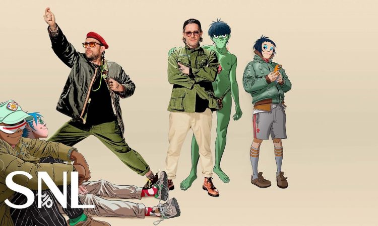Gorillaz: Clint Eastwood ft. Del the Funky Homosapien (Live) - SNL