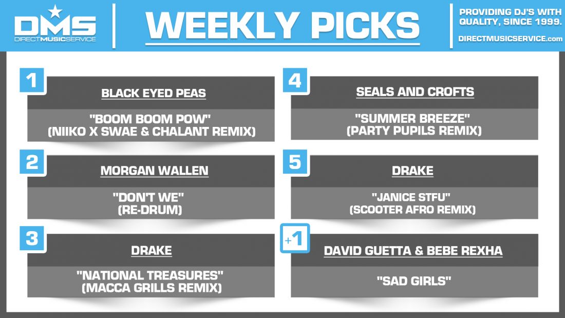 DMS Picks Of The Week | 6-1-26