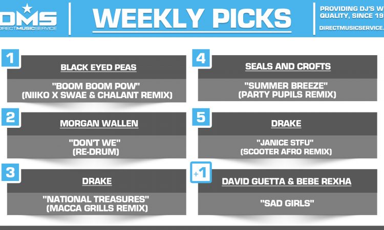 DMS Picks Of The Week | 6-1-26