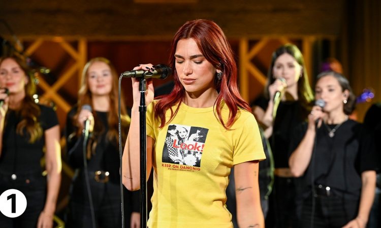 Dua Lipa - Happy For You in the Radio 1 Live Lounge